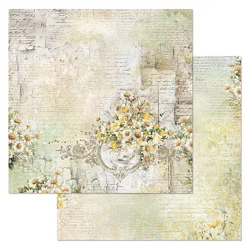 Бумага "Сезон ромашек. Солнце в лепестках" (ScrapMania)