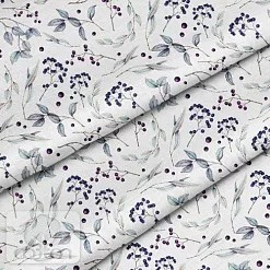 Отрез ткани 79х50 см "Грозди синие" (Cotton)