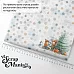 Отрез ткани 25х50 см "Снежинки-мандаринки. Наша елка" (ScrapMania)