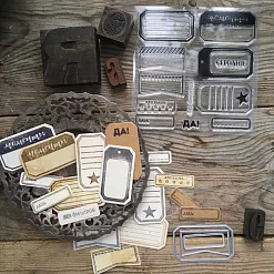 Нож со штампами "Запишите это немедленно", 5,5х3,3 см (MimiCut)