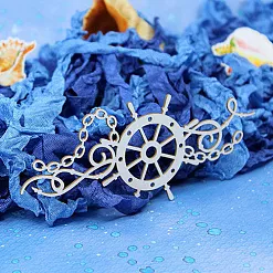 Украшение из чипборда "Штурвал 1507" (Fantasy)