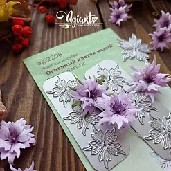 Нож "Огненный цветок малый", 4х4 см (AgiArt)