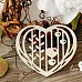 Украшение из чипборда "Сердечко с веточками" (LeoMammy) Украшение из чипборда "Сердечко с веточками" (LeoMammy)