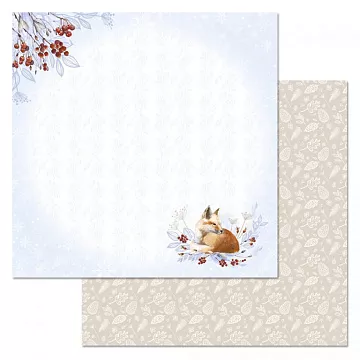 Бумага "Снежная клюква. Лисичка" (ScrapMania)