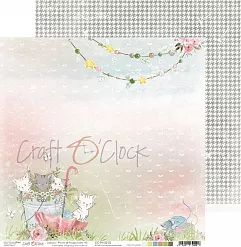 Бумага "Paws of happiness 02" (CraftO'clock)