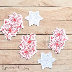 Набор высечек из бумаги "Зимняя прелесть. Надписи" (ScrapMania)