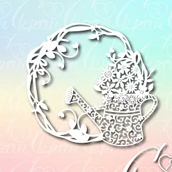 Чипборд "Веночек с лейкой" (LeoMammy)