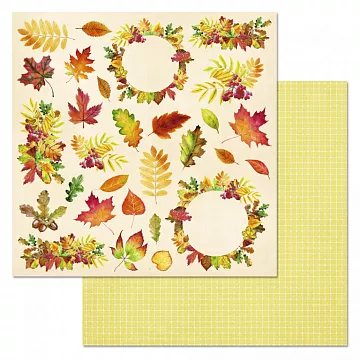 Бумага "Школьный вальс. Картинки" (ScrapMania)