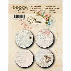 Набор фишек "Ретро" (CraftPaper)
