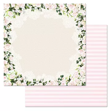 Бумага "Свадебный сюжет. В окружении роз" (ScrapMania)