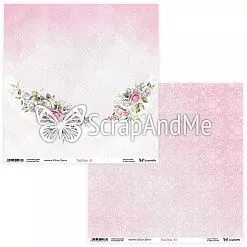 Бумага 30х30 "Pink Roses 03/04" (ScrapAndMe)