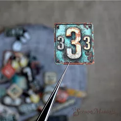 Набор тканевых высечек "Старый архив. Билетики", 34 шт (ScrapMania)