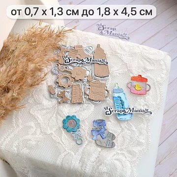 Нож "Детство. Милые вещички", 1,8х4,5 см (ScrapMania)