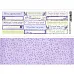 Лист с картинками 10х30 см "Лавандовый вечер. Надписи" (ScrapMania)