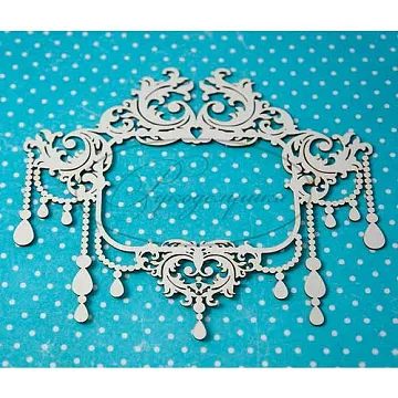 Украшение из чипборда "Рамка 35" (Рукоделушка)