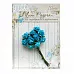 Букет мини-розочек "Бирюзовые", 10 шт (Fleur-design)