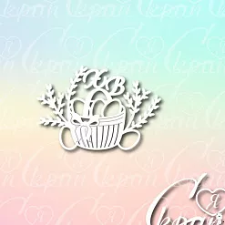 Чипборд "Пасхальная корзина 2" (LeoMammy) Чипборд "Пасхальная корзина 2" (LeoMammy)