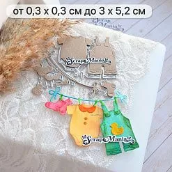 Нож "Детство. Бодик", 3х5,5 см (ScrapMania)