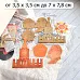 Нож "СССР. Символы эпохи", 7х7,8 см (ScrapMania)