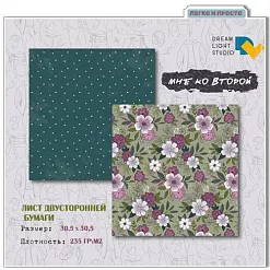 Бумага 30х30 см "Мне ко второй 05" (DreamLight Studio)