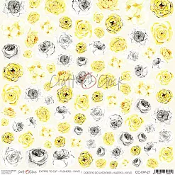 Бумага 30х30 см "Flowers 27. Картинки для вырезания" (CraftO'clock) Бумага 30х30 см "Flowers 27. Картинки для вырезания" (CraftO'clock)