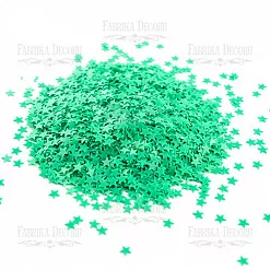 Набор пайеток "Звездочки. Зеленые" (Фабрика Декору)