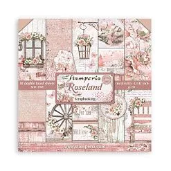 Набор бумаги 30х30 см "Roseland", 10 листов (Stamperia)