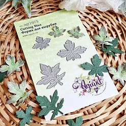 Нож "Листья хризантемы", 4х3,8 см (AgiArt)