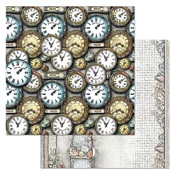 Бумага "Алиса и Чеширский кот. Течение времени" (ScrapMania)