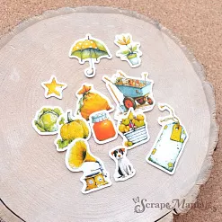 Набор высечек из бумаги "СуперБабушка", 48 шт (ScrapMania)