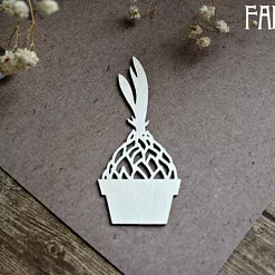 Украшение из чипборда "Луковица" (Fantasy) Украшение из чипборда "Луковица" (Fantasy)