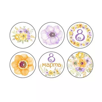 Набор фишек "8 марта" (ScrapMania)