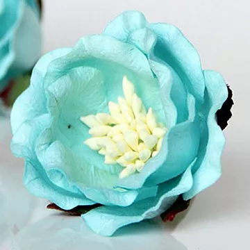 Цветок полиантовой розы "Светло-бирюзовый", 1 шт (Craft)