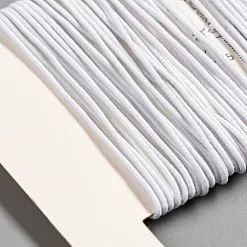 Шнур-резинка "Белая", длина 5 м (АртУзор)