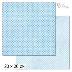 20х20 Бумага "Фономикс. Клетка. Дизайн 1" (ScrapMania)