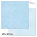 20х20 Бумага "Фономикс. Клетка. Дизайн 1" (ScrapMania)