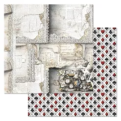 Бумага "Алиса и Чеширский кот. Обрывки историй" (ScrapMania)
