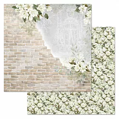 Бумага "Улочки счастья. Кирпичная стена" (ScrapMania)