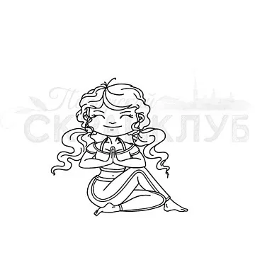 Штамп "Асана Повелителя (Скрапклуб)