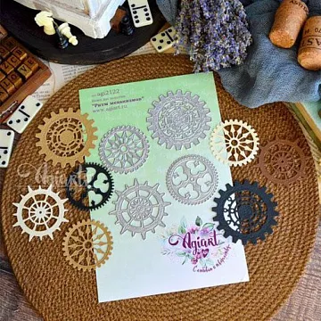 Нож "Ритм механизмов", 6,5х6,5 см (AgiArt)