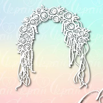 Чипборд "Арка 3", 11,9х10,4 см (LeoMammy)