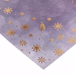 Бумага с фольгированием 20х20 см "Волшебный вечер" (АртУзор)