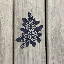 Нож "Розы", 8,5х12 см (ArtScrap)