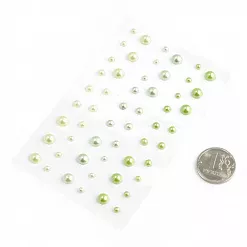 Набор полужемчужин "Светло-зеленые" (Magic Hobby)