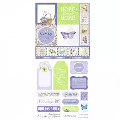 Бумага 15х30 см "Влюбленные в Прованс" (Muscari)