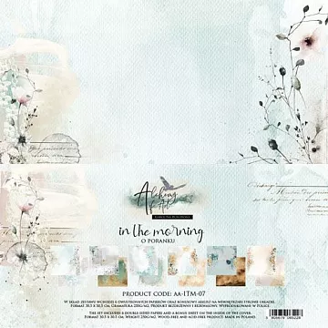 Набор бумаги 30х30 см "In The Morning", 6 листов (Alchemy of Art)