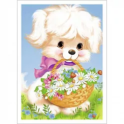 Тканевая карточка "Детский сад. Пушок" (ScrapMania)