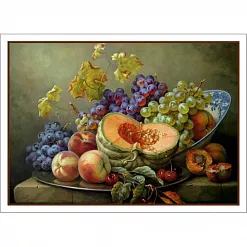 Тканевая карточка мини "Дары осени. Урожай" (ScrapMania)