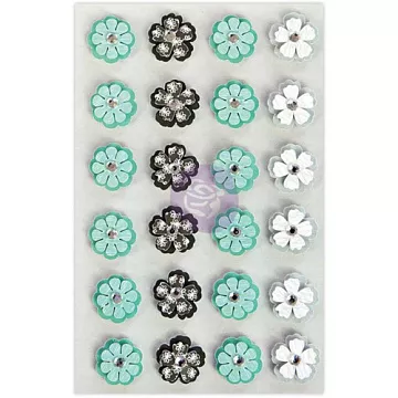 Наклейки объемные "Traveler's Journal. Seafoam Flora" (Prima Marketing)