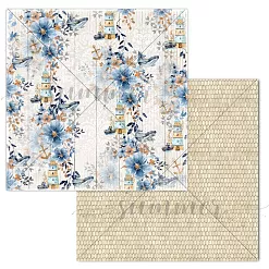 Бумага 30х30 см "У синего моря. Тихая гавань" (Summer Studio)